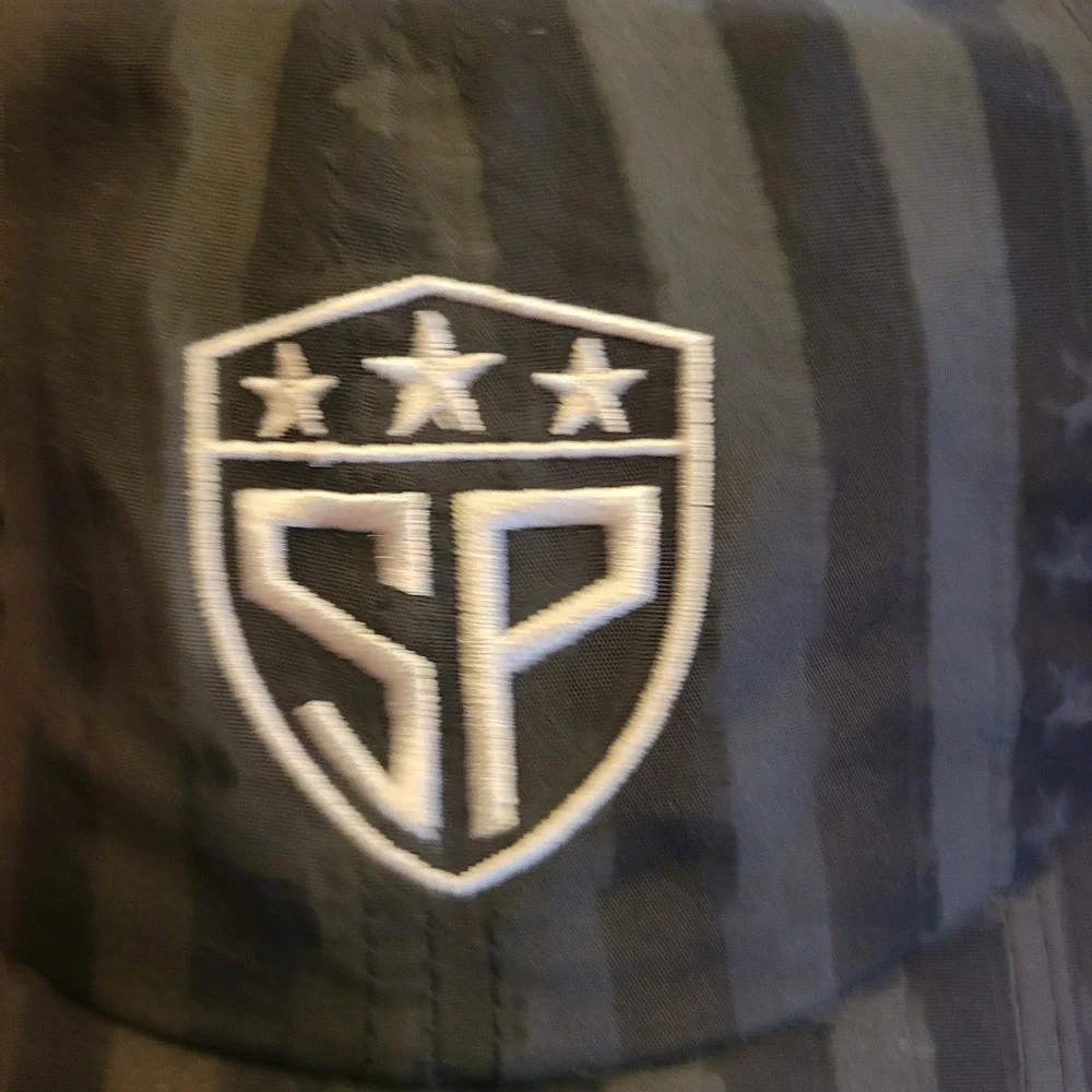SUBTLE PATRIOT Covert Runner‎ Hat Striped Adjustable Patriotic Unisex NEW